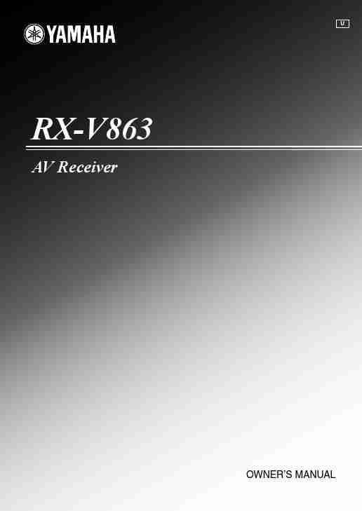 Yamaha Stereo System RX-V863-page_pdf